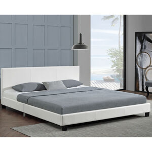 Eshopist Čalúnená posteľ ,,Barcelona" 180 x 200 cm - biela