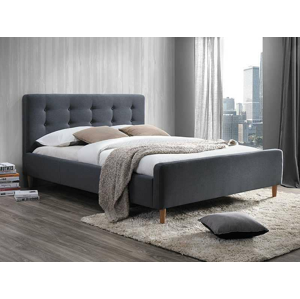 Signal Čalúnená posteľ PINKO 160 x 200 cm farba šedá