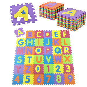 Eshopist Detské puzzle 36 častí od A po Z a od 0 po 9 