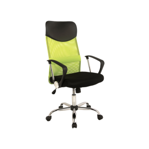 Signal Kancelárska stolička Q-025 zeleno/čierna