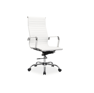 Eshopist Kancelárska stolička Q-040 biela 