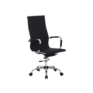 Eshopist Kancelárska stolička Q-040 čierna 