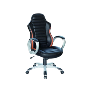 Eshopist Kancelárska stolička Q-112 čierna/hnedá