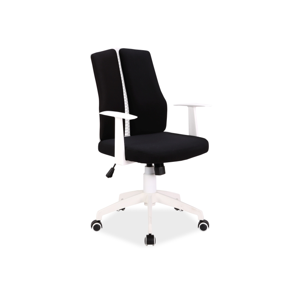 Eshopist Kancelárska stolička Q-226 čierna/biely rám 