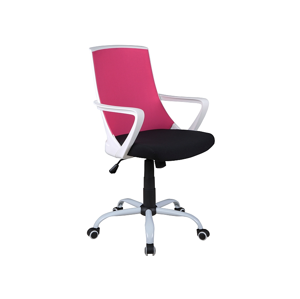 Signal Kancelárska stolička Q-248 ružová/čierna