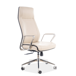 Eshopist Kancelárska stolička Q-321 béžová eko koža 