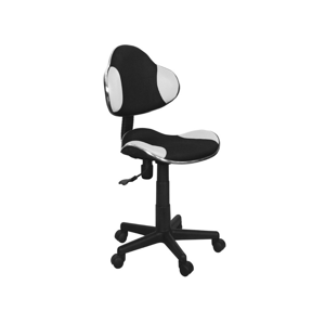 Eshopist Kancelárska stolička Q-G2 čierno/biela (membrána) 