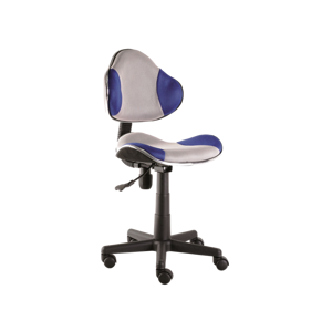 Signal Kancelárska stolička Q-G2 modro/šedá