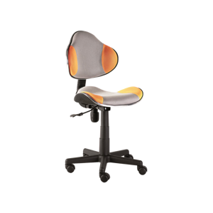 Eshopist Kancelárska stolička Q-G2 oranžovo/šedá 