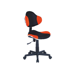 Signal Kancelárska stolička Q-G2 oranžovo/čierna