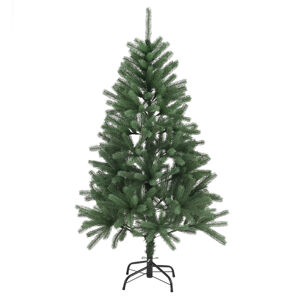 Juskys Umelý vianočný stromček Talvi 140 cm zelený s čiernym stojanom