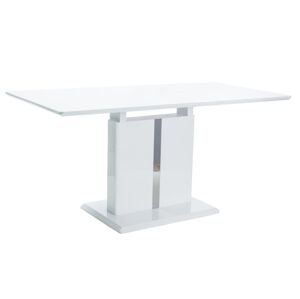 Signal Stôl DALLAS biely lak (110-150)x75