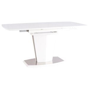 Signal Stôl HOUSTON biely matný 120(160)x80