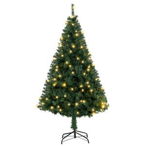 Juskys Umelý vianočný stromček s LED sviečkami - 180 cm